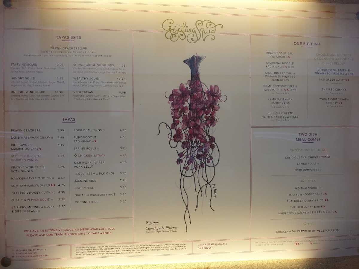 Menu Giggling Squid - Tunbridge Wells-2