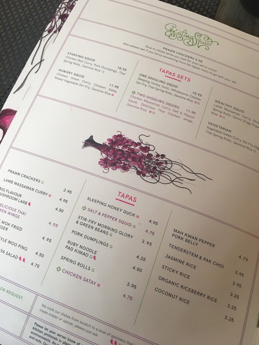 Menu Giggling Squid - Tunbridge Wells-6