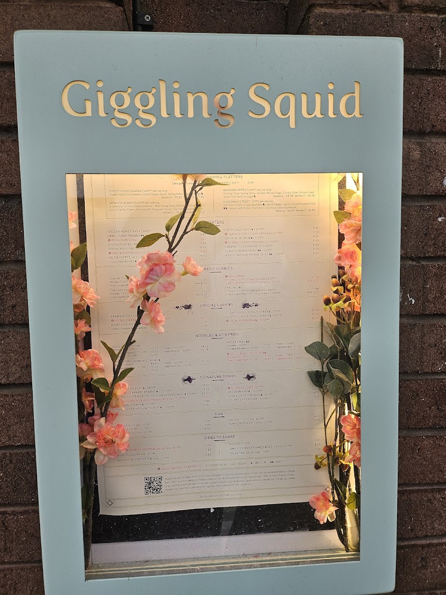 Menu Giggling Squid - Tunbridge Wells-9