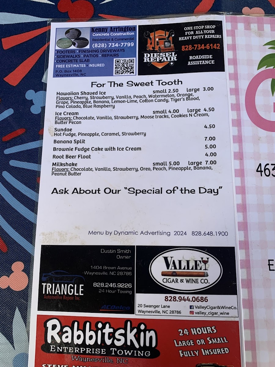 Menu Gigi's Restaurant-10