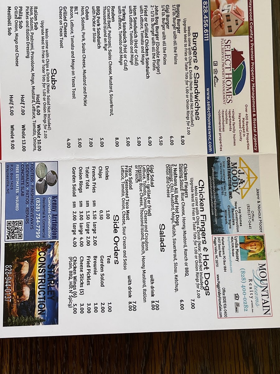 Menu Gigi's Restaurant-3