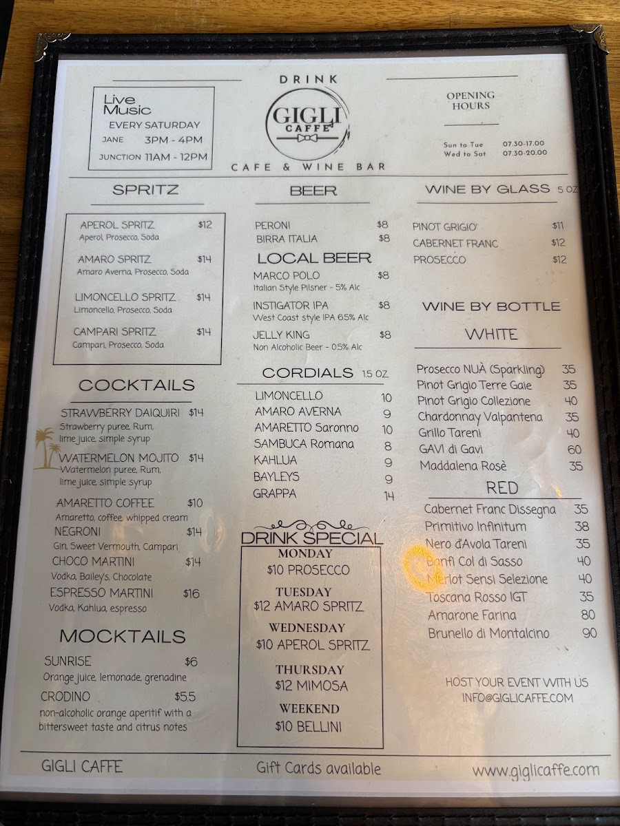 Menu Gigli Caffè-2