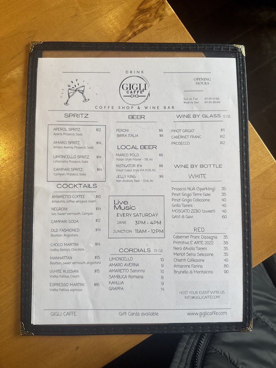 Menu Gigli Caffè-5