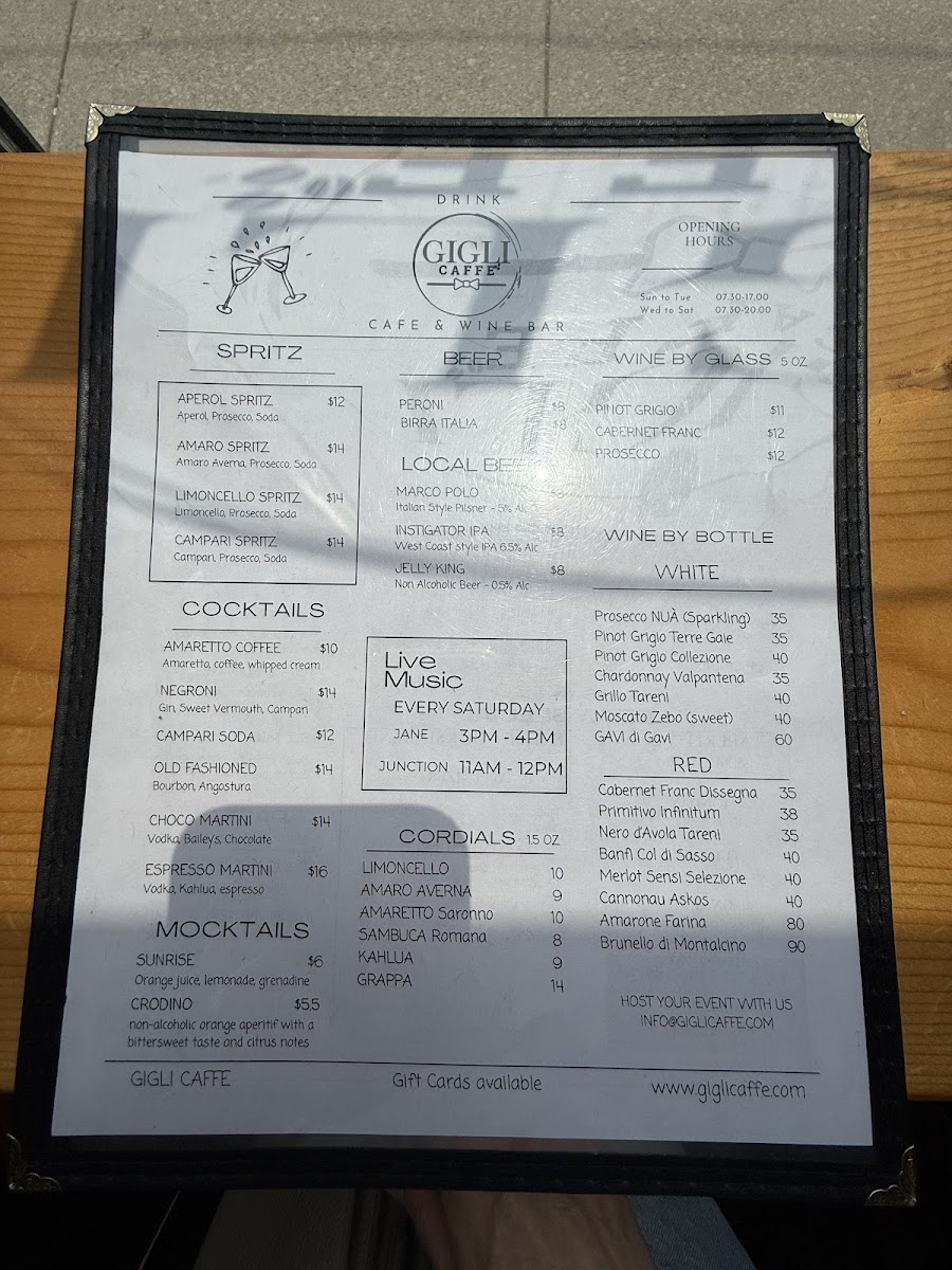 Menu Gigli Caffè-7