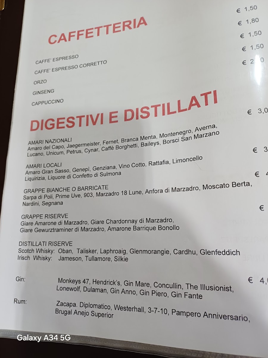 Menu Giglio Rosso Ristorante-Pizzeria-Bar-Enoteca-1
