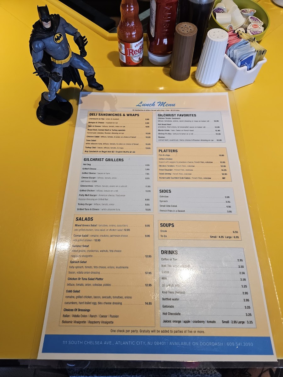 Menu Gilchrist At Tropicana Atlantic City-9