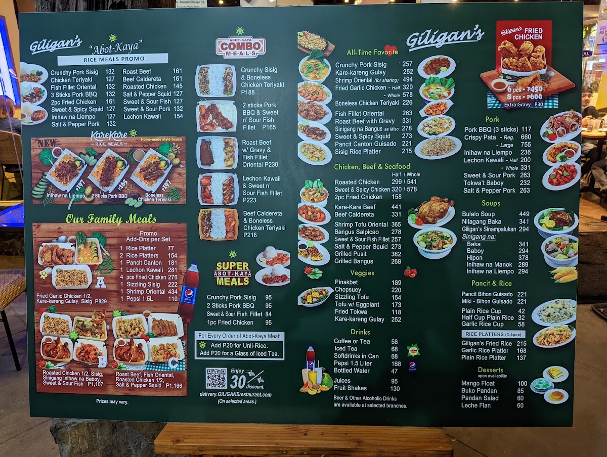 Menu Giligan's-5
