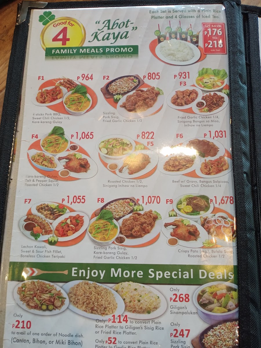 Menu Giligan's-7