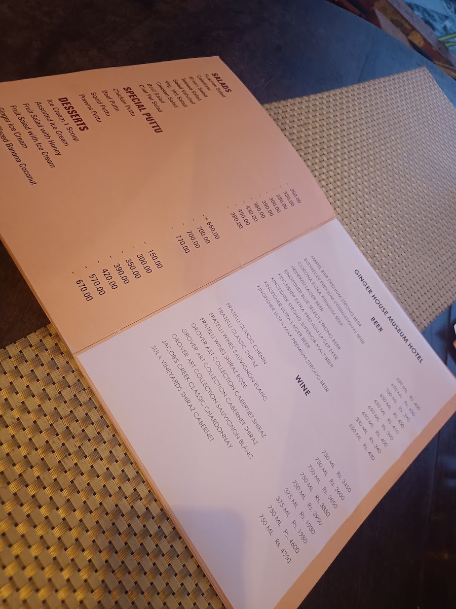 Menu Ginger House Restaurant-6
