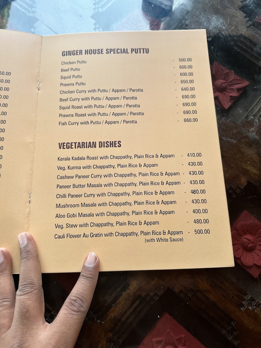Menu Ginger House Restaurant-7