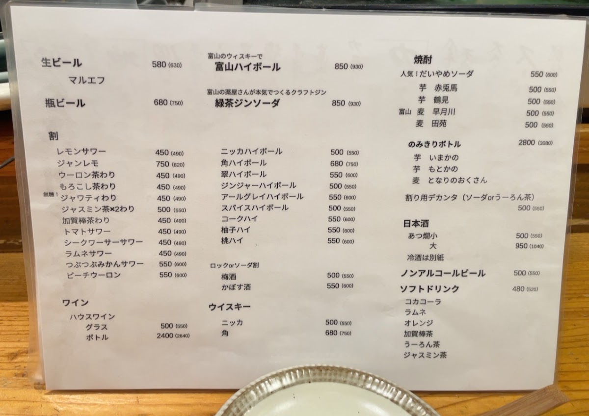 Menu Gingyo-3