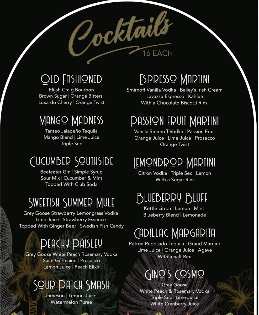 Menu Gino's Of Seaford-1