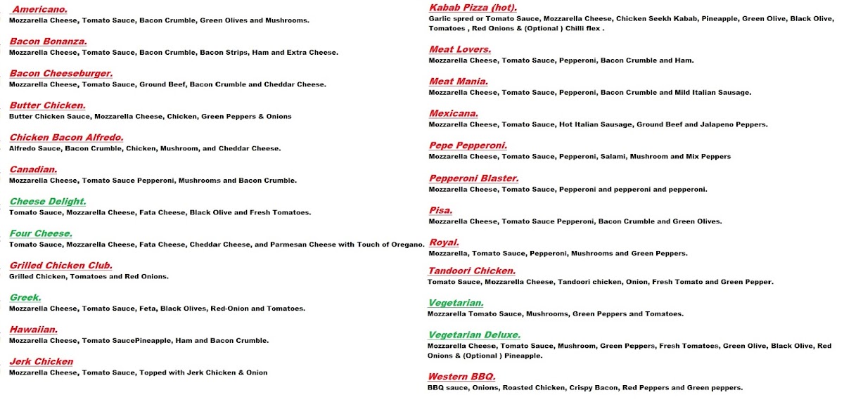 Menu Gino's Pizza & Wing Machine-1