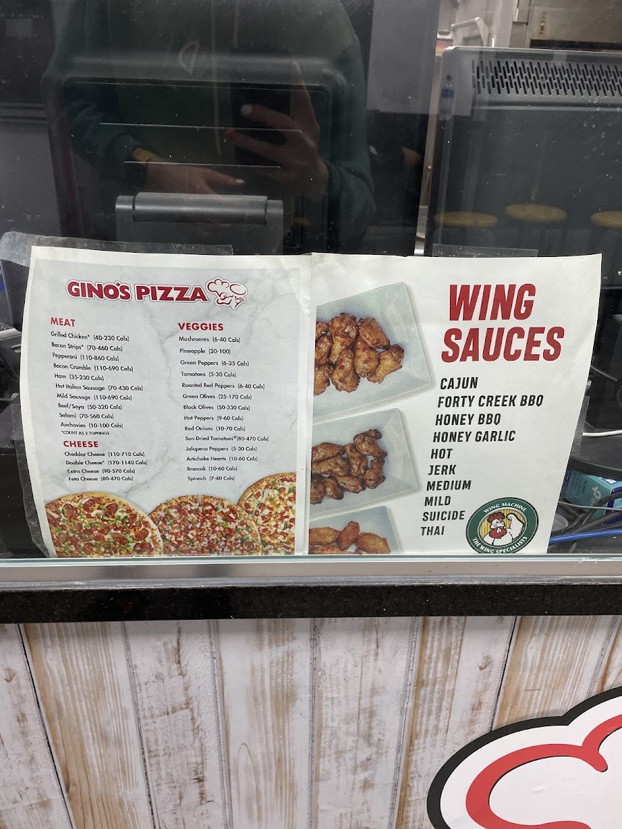 Menu Gino's Pizza & Wing Machine-2