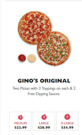 Menu Gino's Pizza & Wing Machine-8