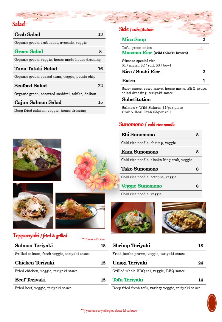 Menu Gintaro Japanese Kitchen-6