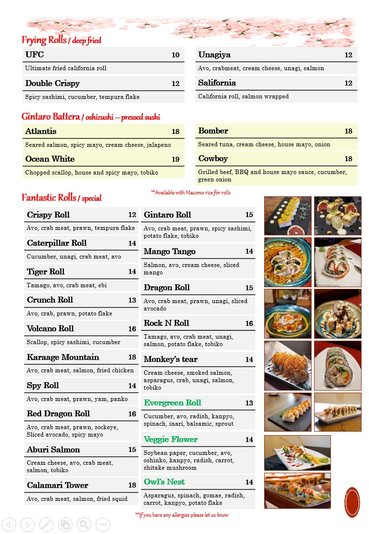 Menu Gintaro Japanese Kitchen-7