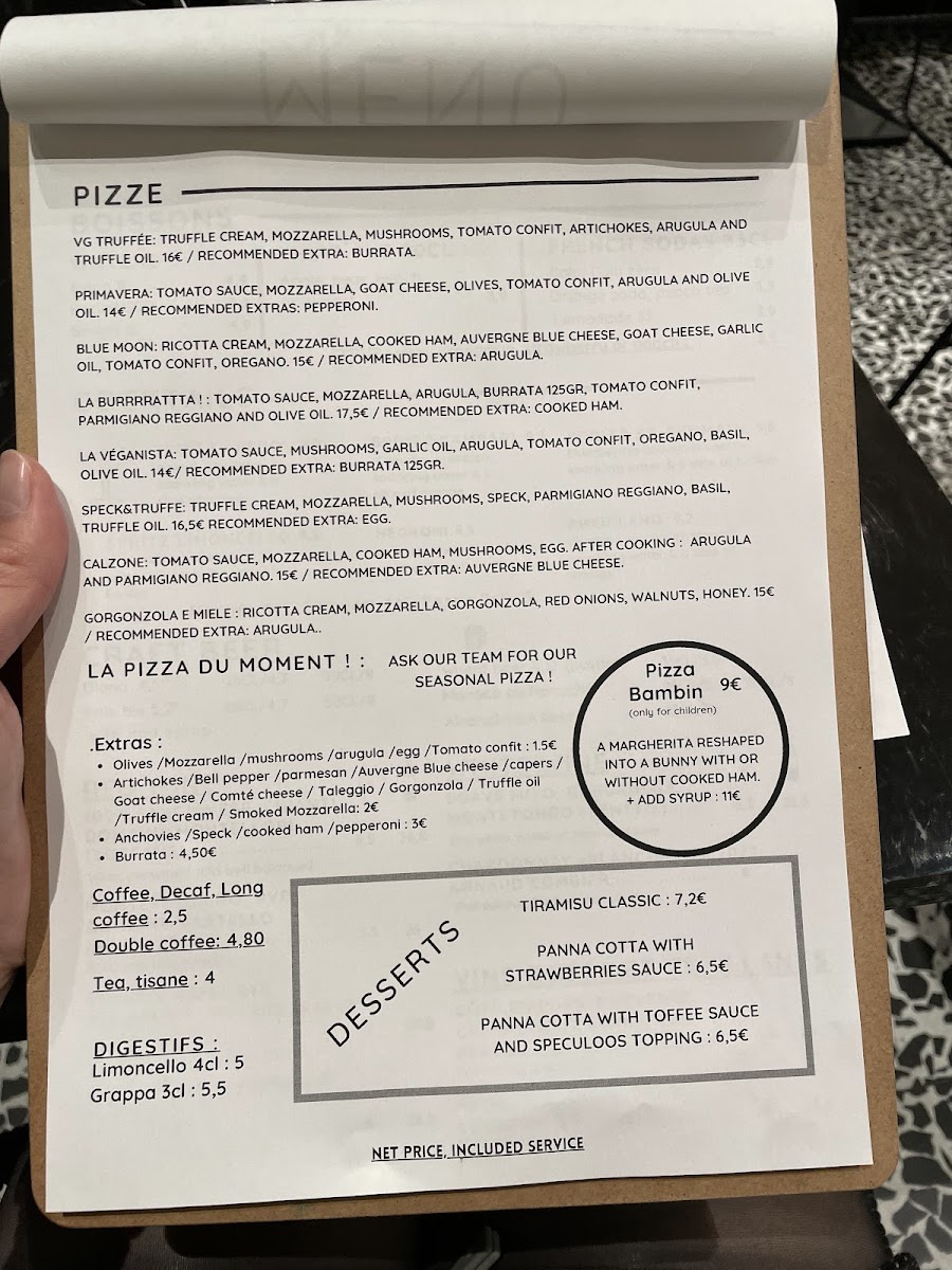 Menu Gio Gio Pizzeria Lyon 2-5