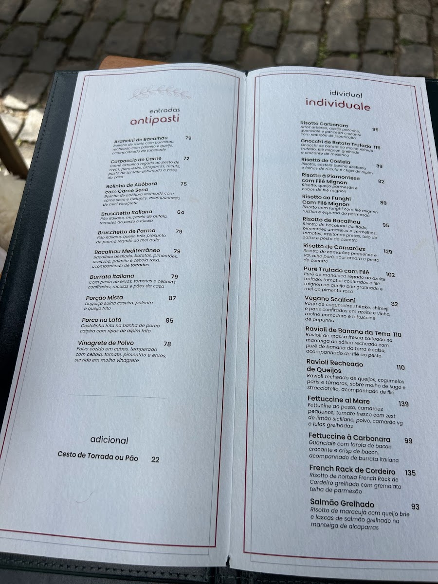 Menu Gioconda Cantina Italiana-1