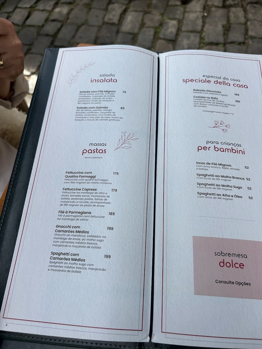 Menu Gioconda Cantina Italiana-2