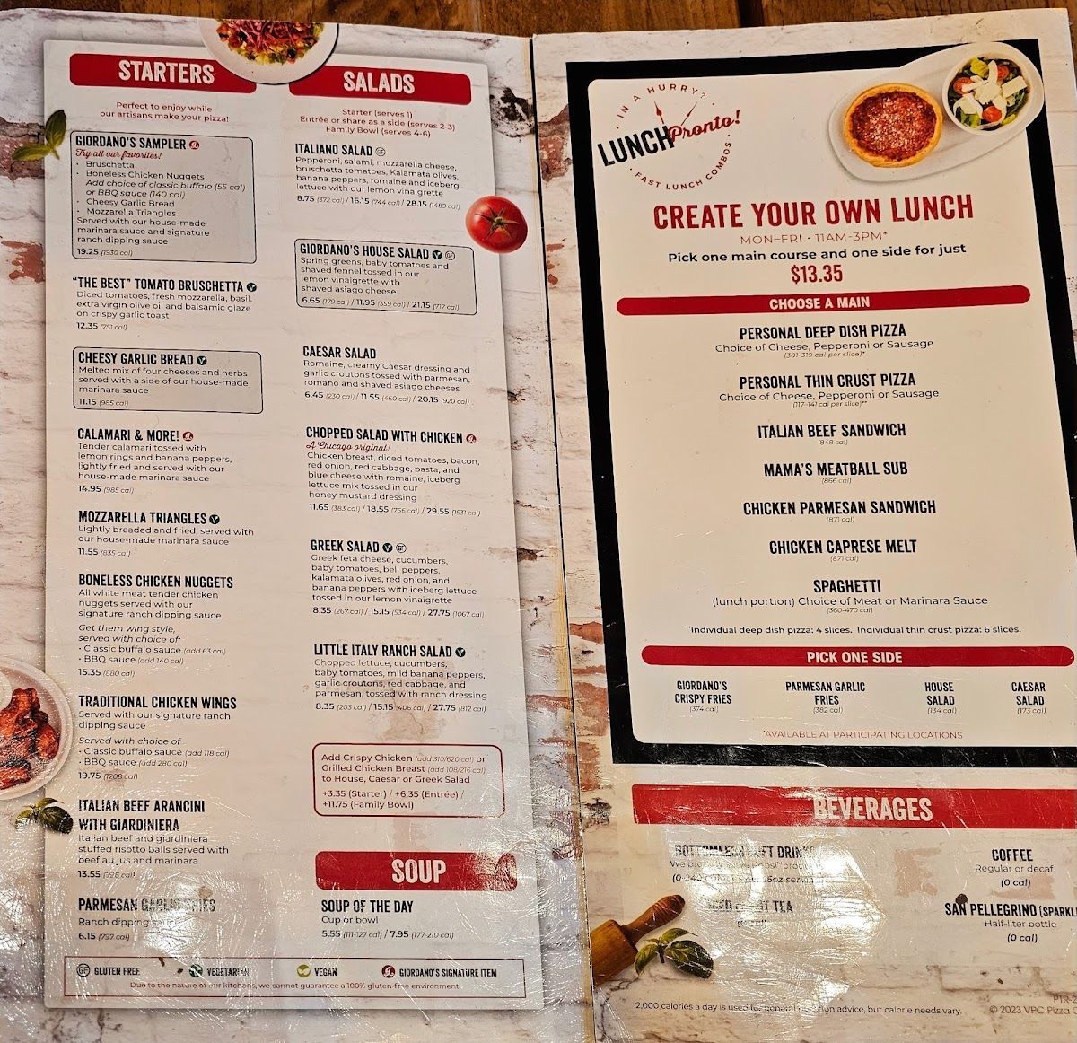 Menu Giordano's-10