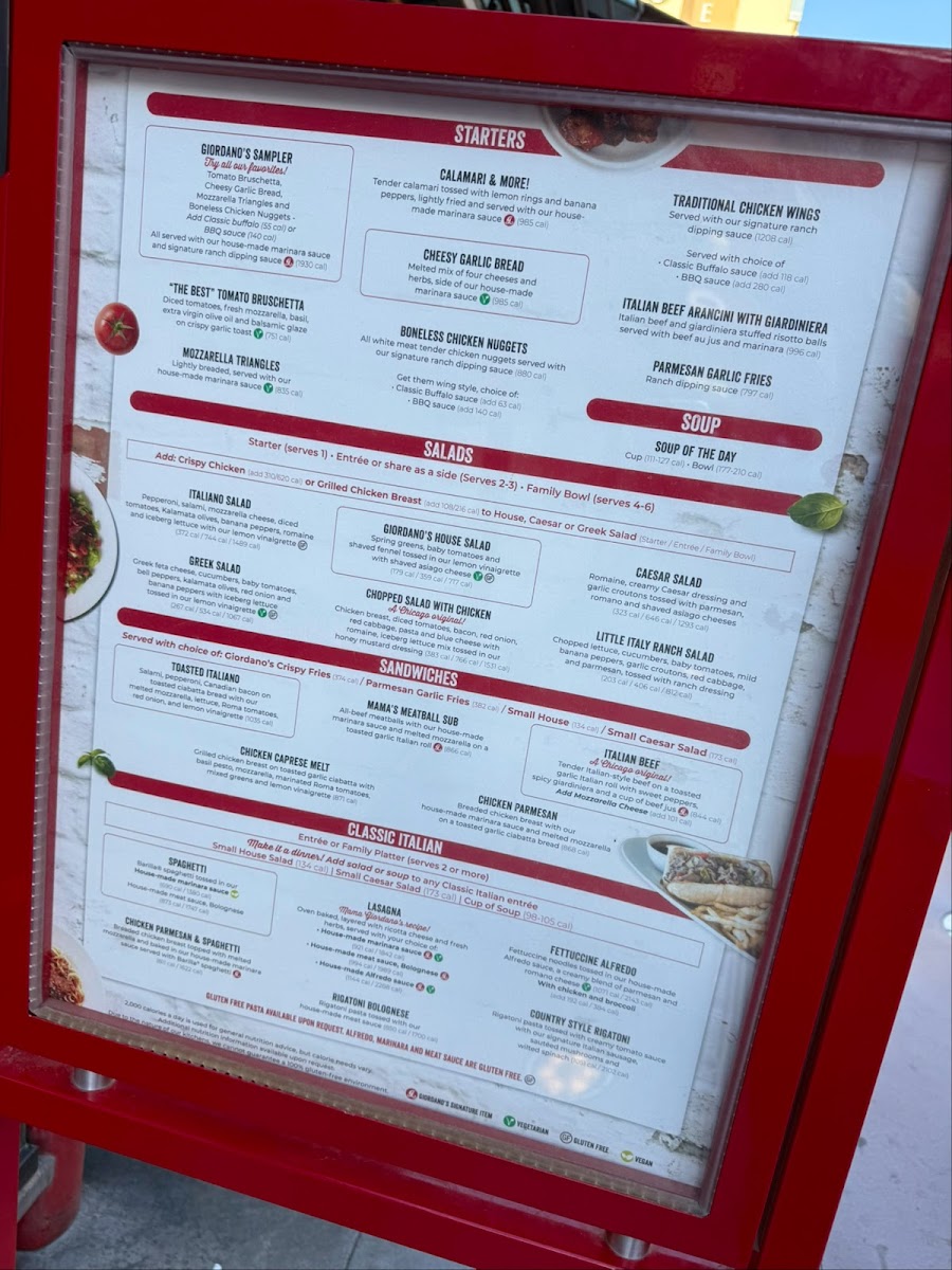 Menu Giordano's-9
