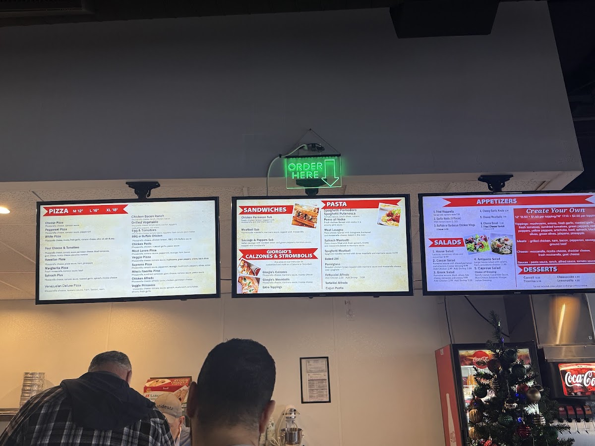 Menu Giorgio's Pizza-2