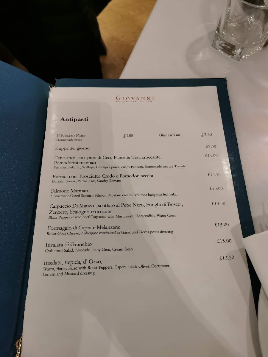 Menu Giovanni Restaurant-3