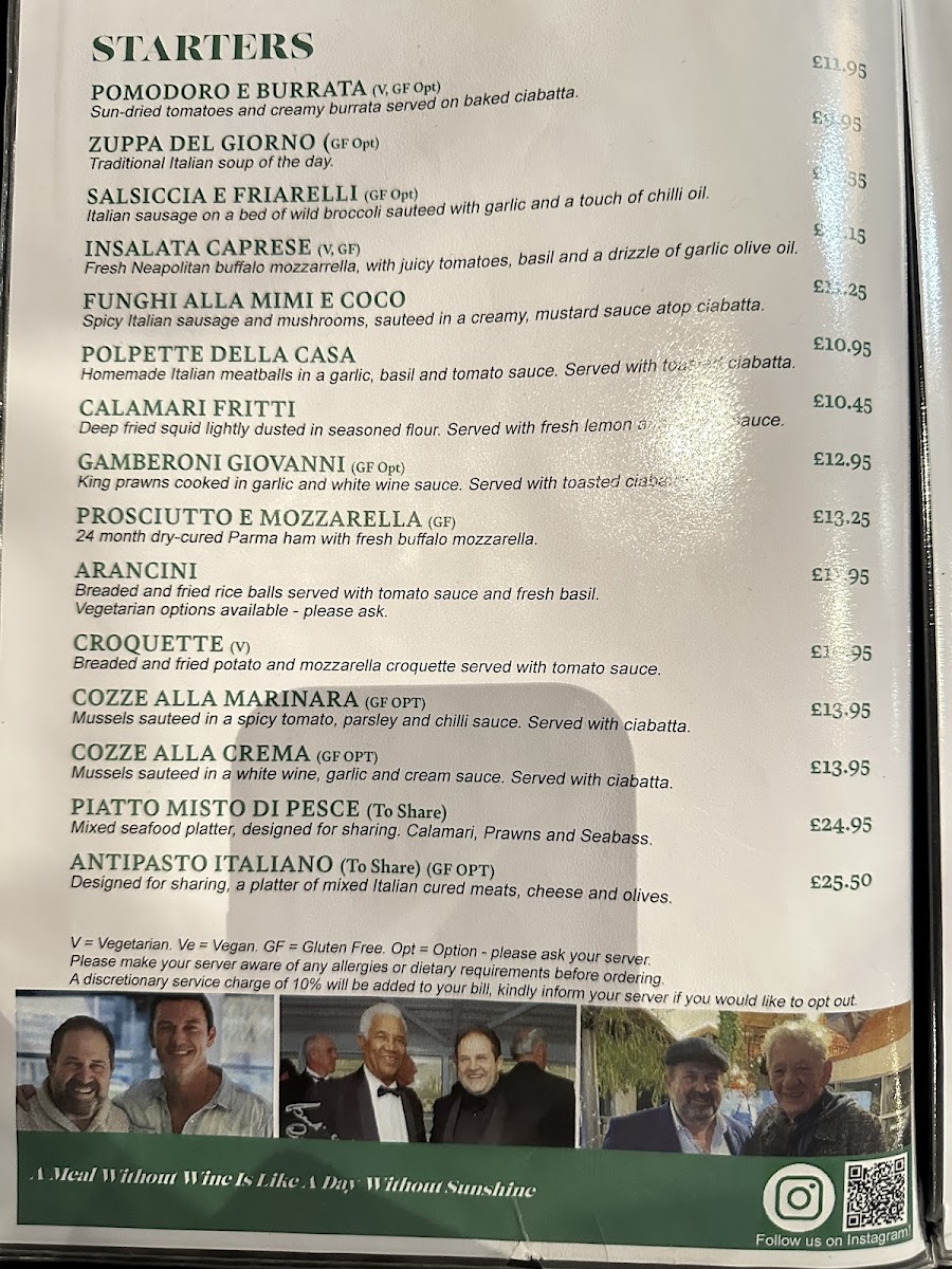 Menu Giovannis On The Hayes-1