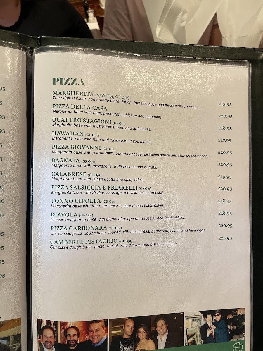 Menu Giovannis On The Hayes-10