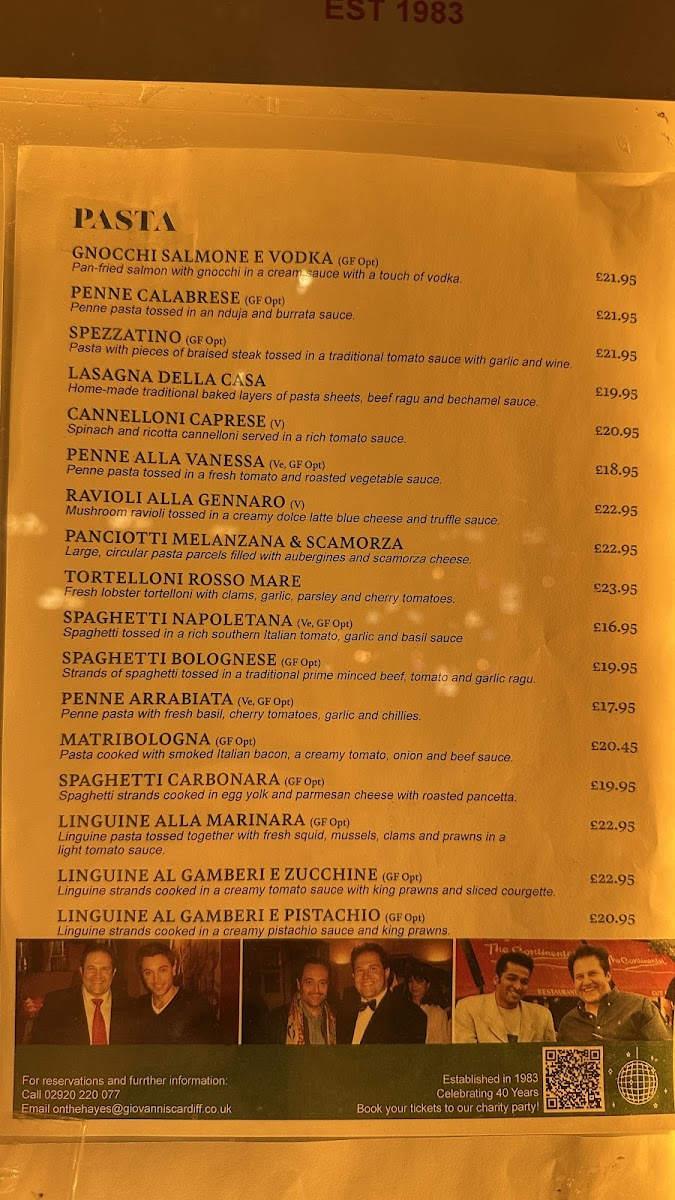 Menu Giovannis On The Hayes-4