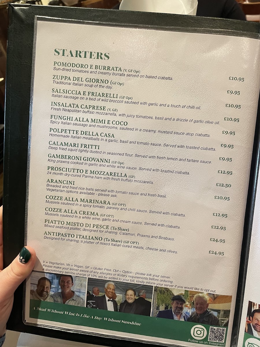 Menu Giovannis On The Hayes-6