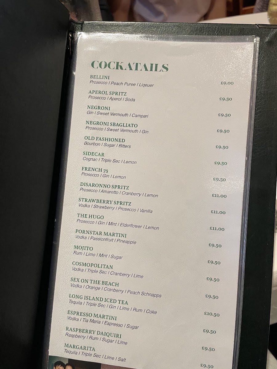 Menu Giovannis On The Hayes-8