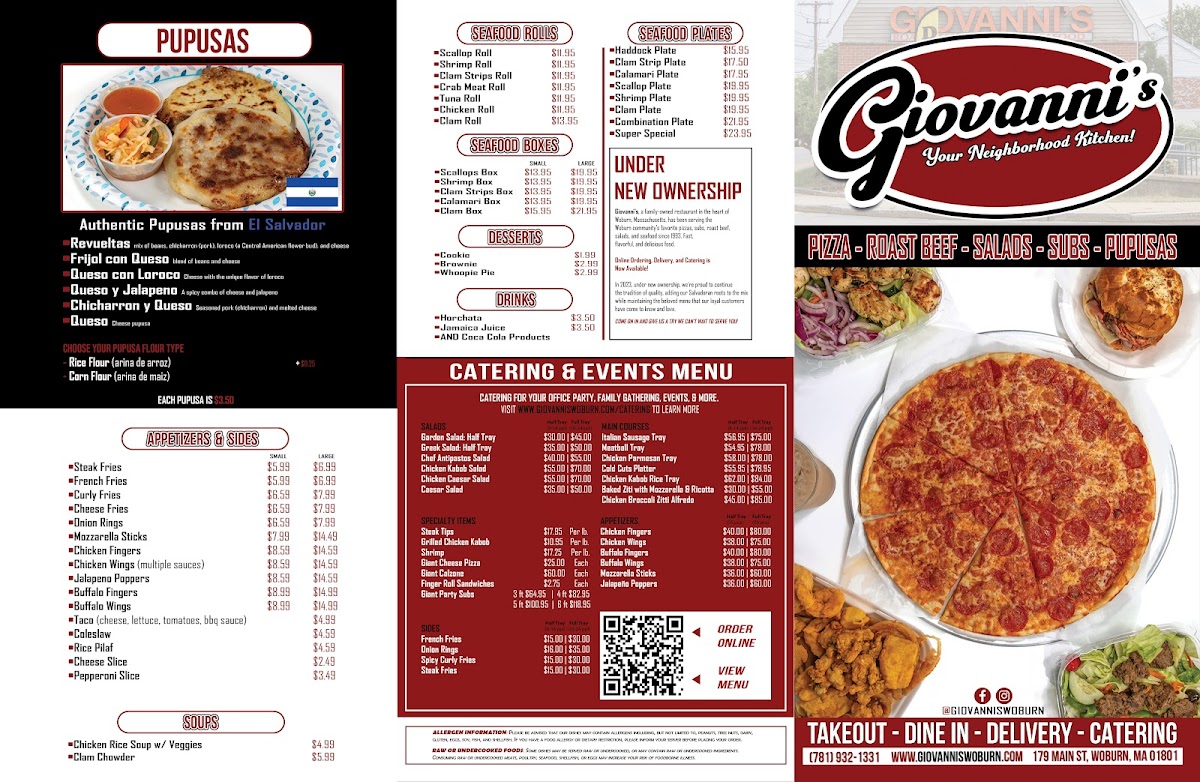 Menu Giovanni's Restaurant-4