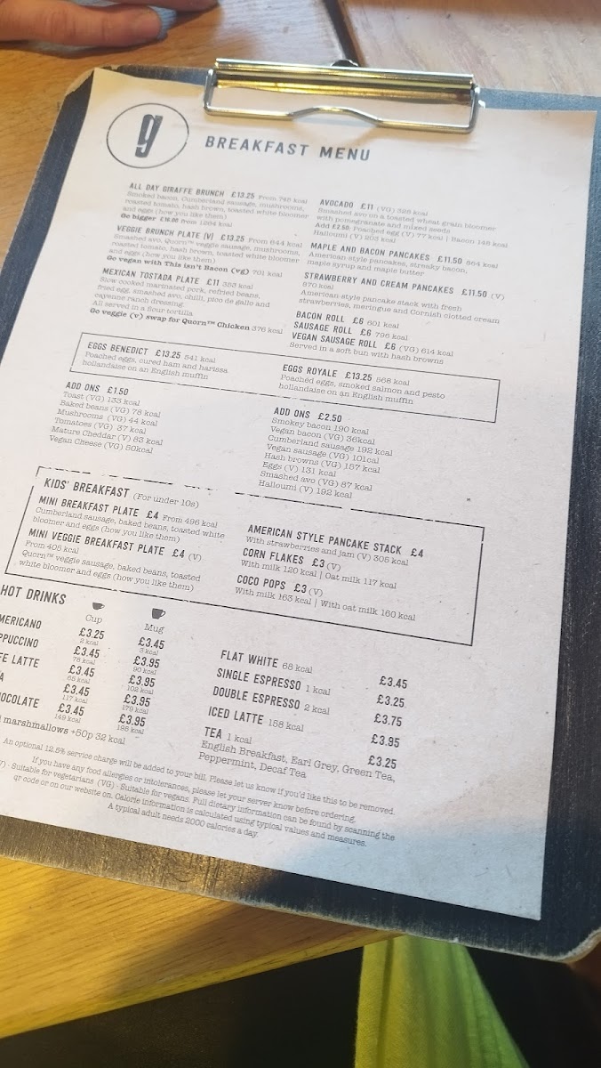 Menu Giraffe-6