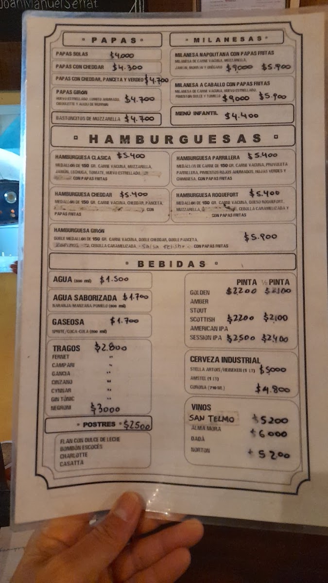 Menu Giron La Esquina-2