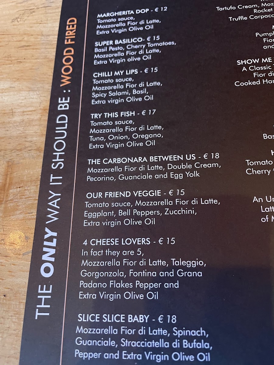Menu Giuseppe's - Pizza Forno A Legna-10