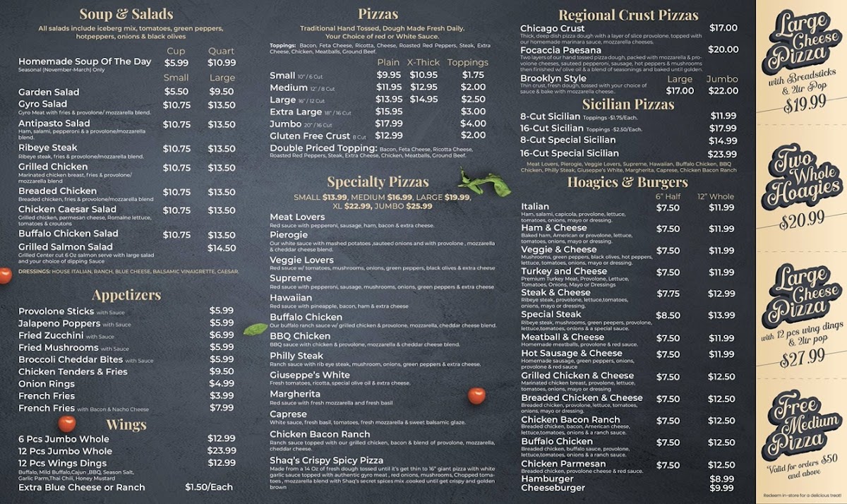 Menu Giuseppe's Pizzeria-2