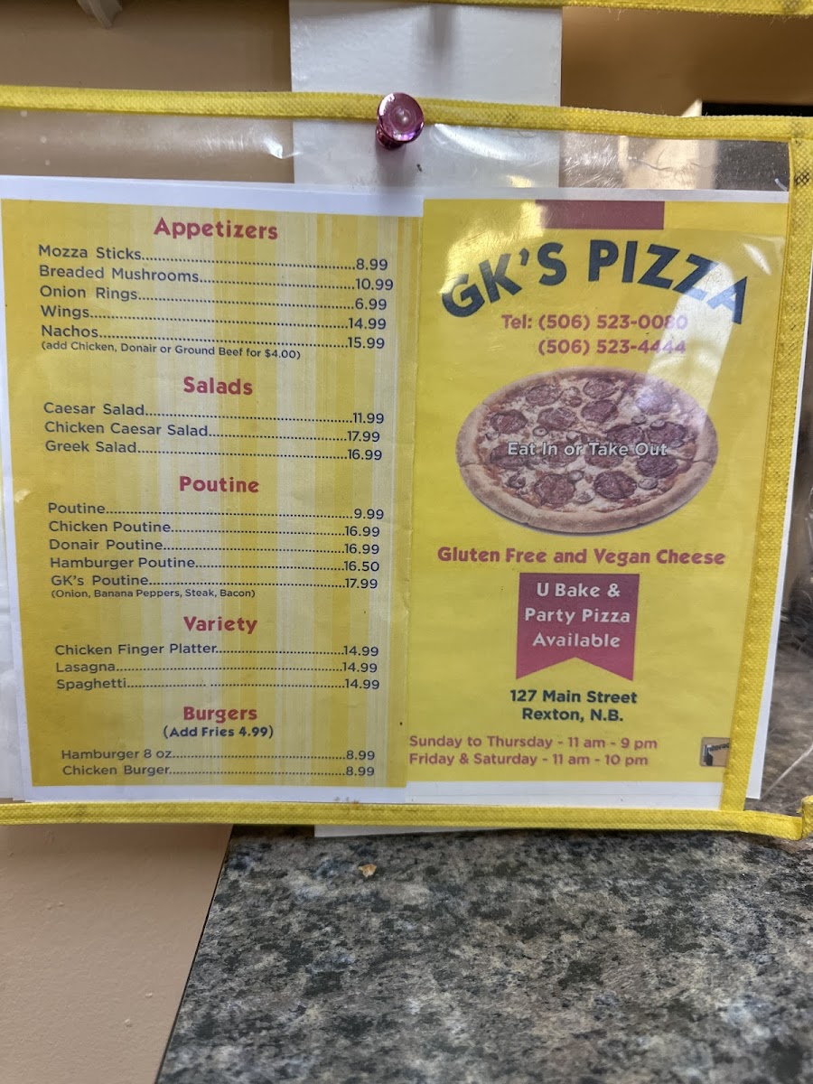 Menu Gk's Pizza-1