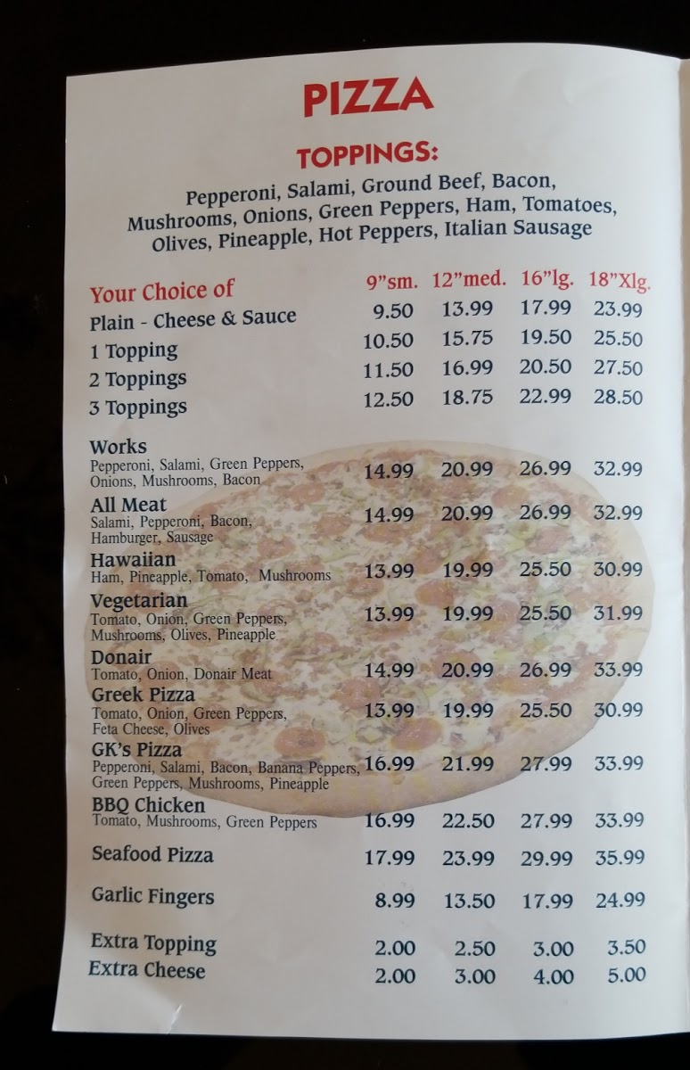 Menu Gk's Pizza-5