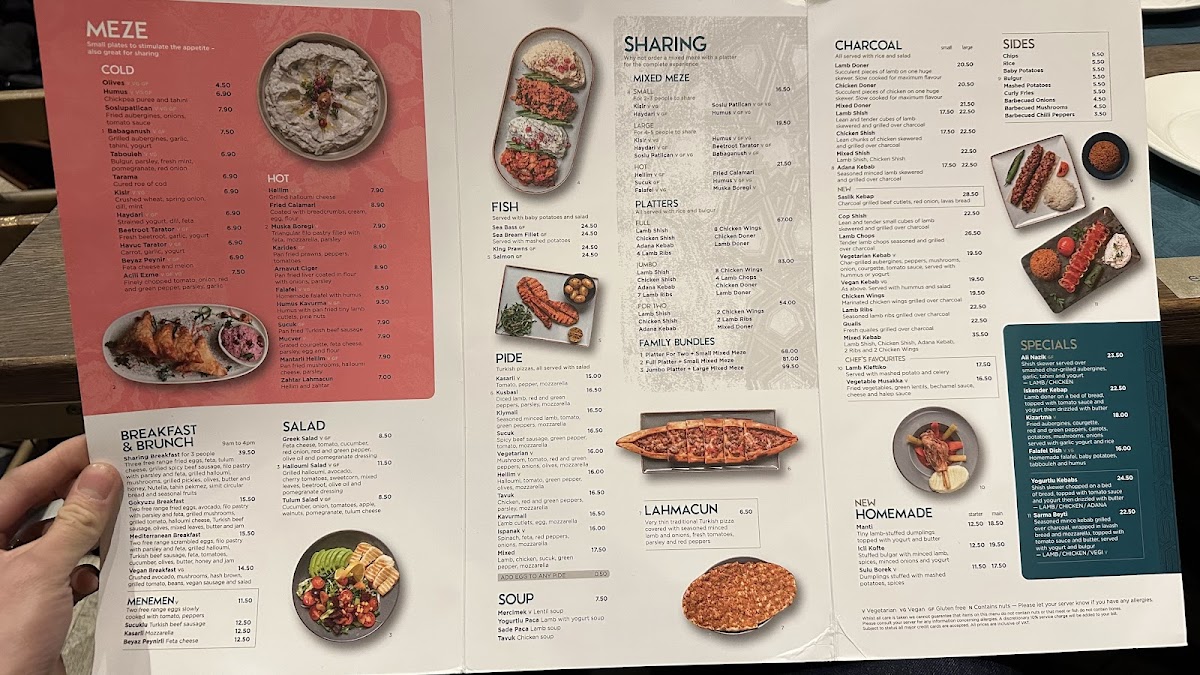 Menu Gökyüzü Green Lanes-1