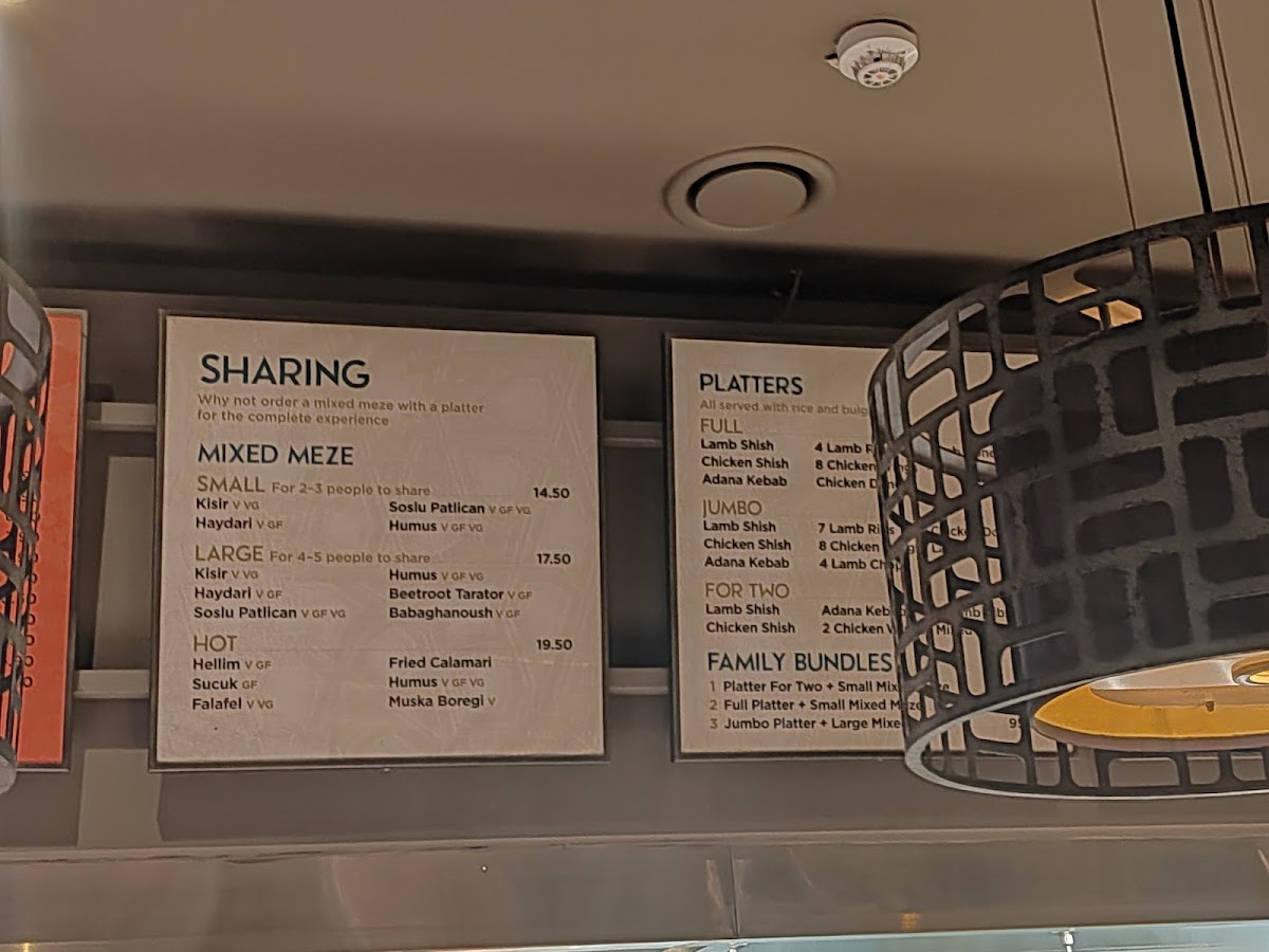 Menu Gökyüzü Green Lanes-2