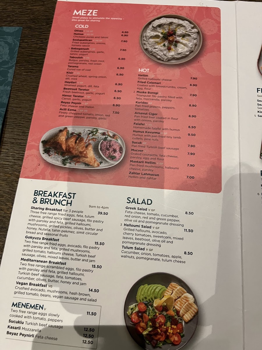Menu Gökyüzü Green Lanes-4
