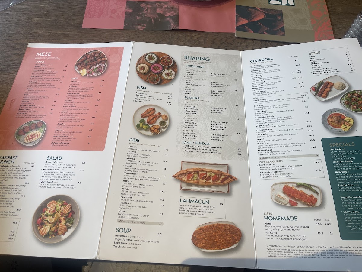 Menu Gökyüzü Green Lanes-6