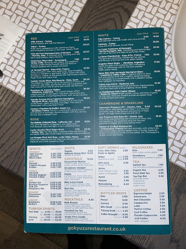 Menu Gökyüzü Green Lanes-7