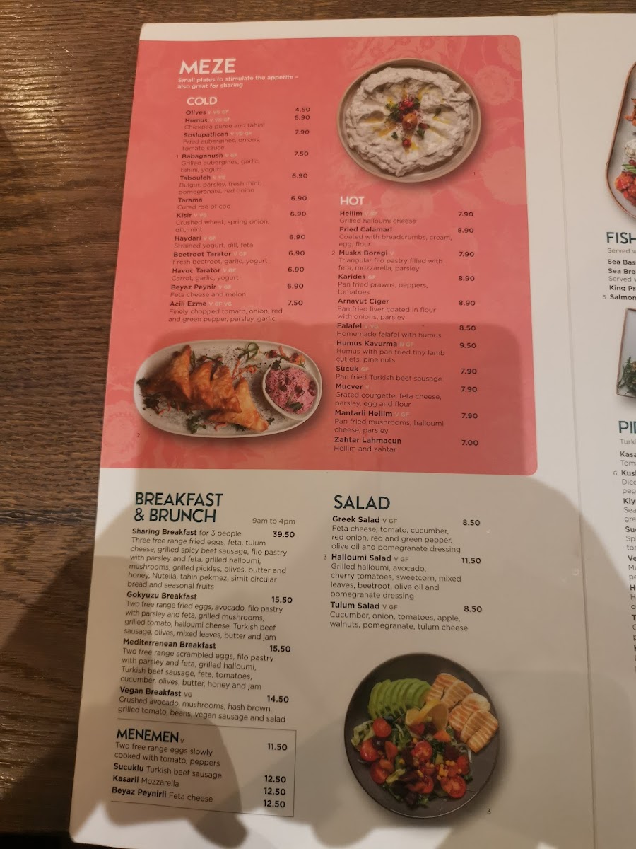 Menu Gökyüzü Green Lanes-9
