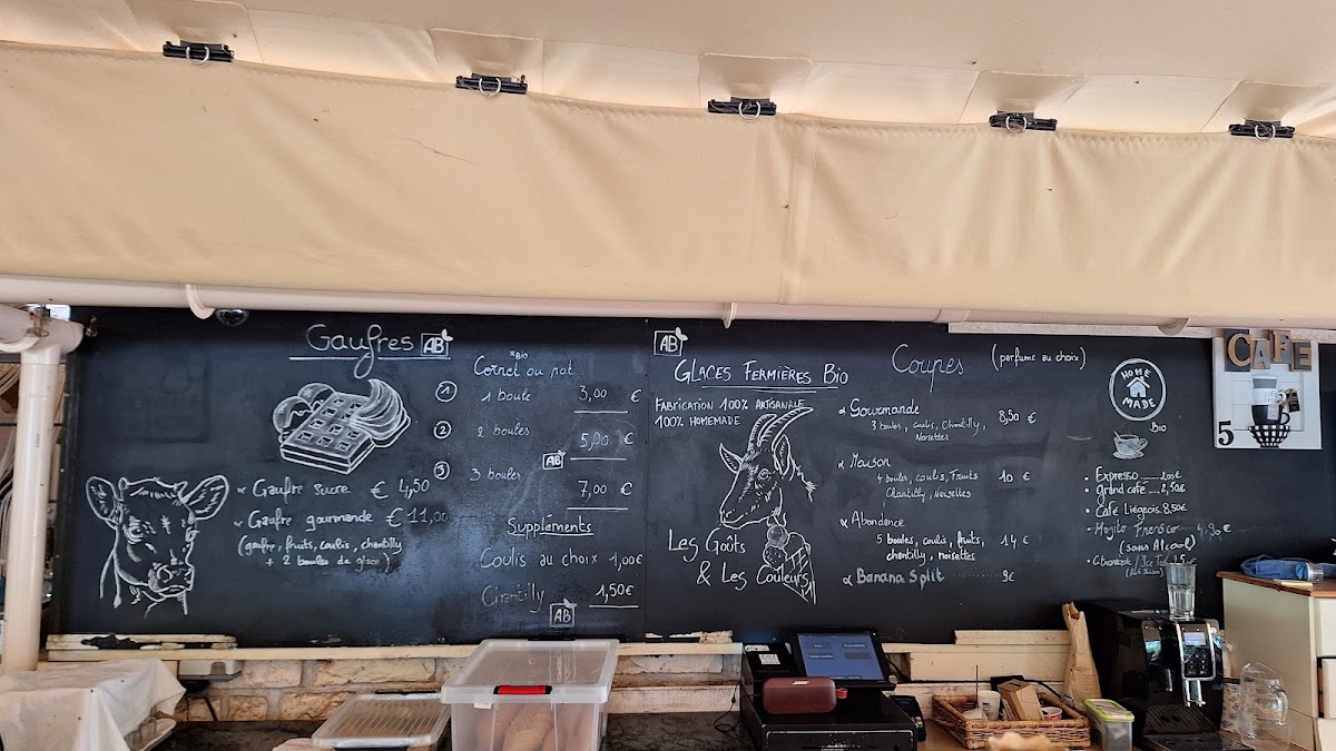 Menu Glacier 'les Goûts Et Les Couleurs'-1