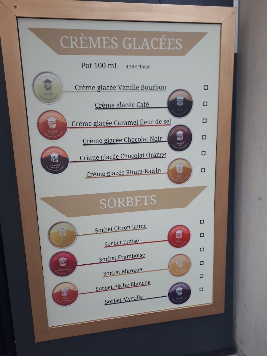 Menu Glacier Philippe Faur La Rochelle-3
