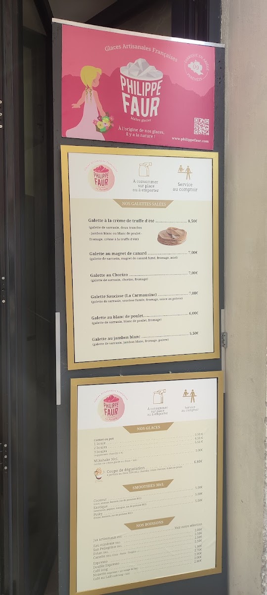 Menu Glacier Philippe Faur La Rochelle-4
