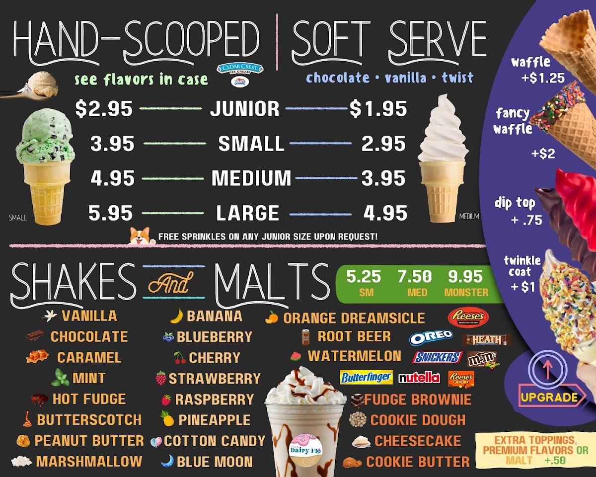 Menu Gladstone Dairy Flo-1